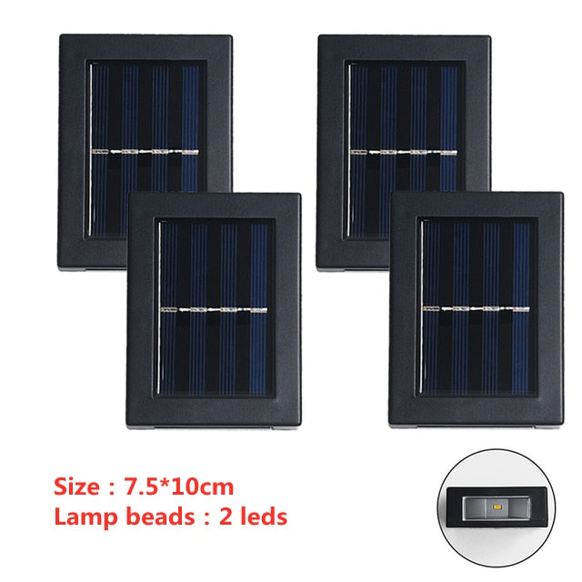 6 LED Solar Wall Lamp