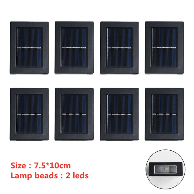 6 LED Solar Wall Lamp